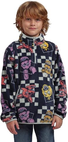 Bioworld Five Nights At Freddy’s Character Faces Boy’s Checkered Quarter Zip Jacket in Saudi Arabia