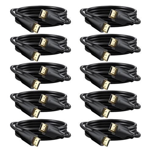 HDMI 2.1 Cable 6FT 10-Pack, 48Gbps Ultra High Speed 8K HDMI Cables in Saudi Arabia