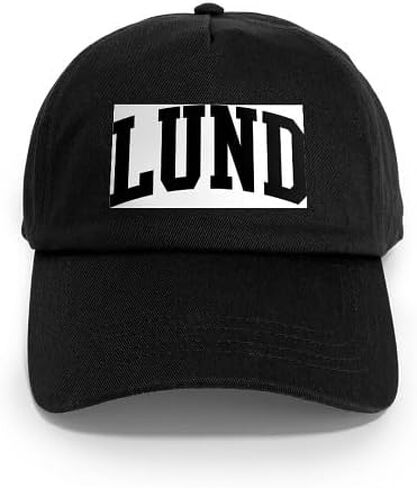 Cafepress Lund (Curve Black) Cap Cap Capball Cap in Saudi Arabia