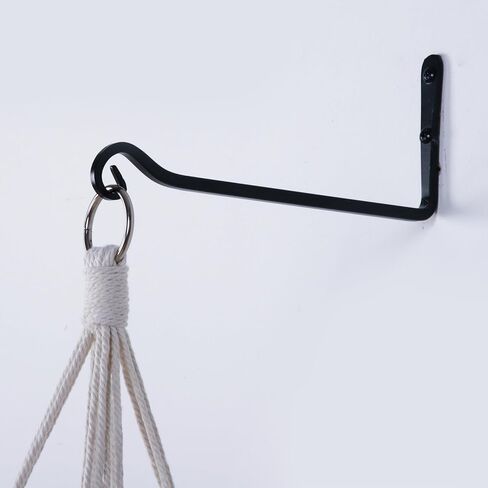 أرجوحة SHENGOCASE Macrame Boho Cat مع 3 خطوات وخطاف، سرير متأرجح مثبت على الحائط، سرير معلق للقطط للقطط الداخلية، أثاث حائط (13 بوصة) in Kuwait
