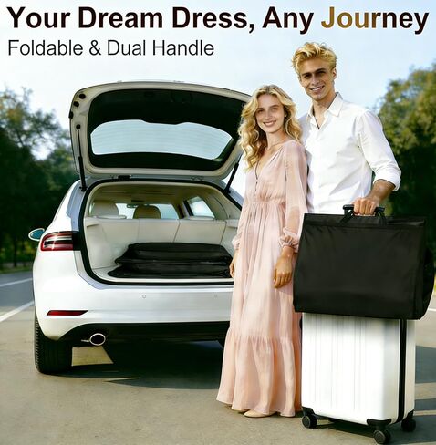 KEETDY 65" Long Garment Bags for Travel 4" Gusseted Dress Bag for Hanging Clothes Cover 3 Packs Clothing Protector for Closet Storage for Gowns, Coats, Black in Kuwait