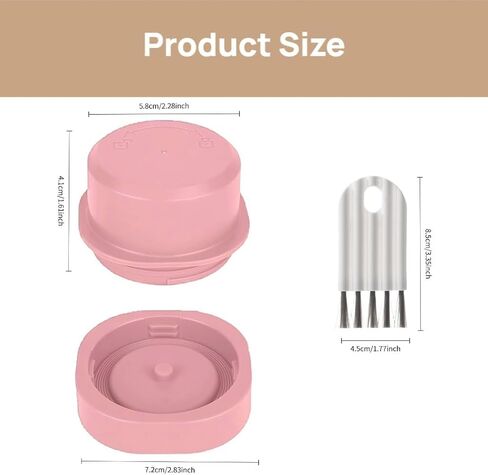Blade Cover and Vessel Cap Compatible with Ninja BC100 & BC151 Portable Blenders, Replacement Accessories, Leakproof, Dishwasher Safe (Gray) in Saudi Arabia
