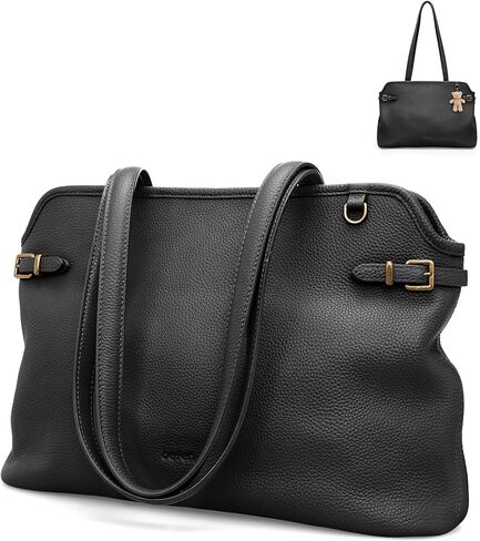 befen Soft Genuine Leather Medium Tote Bag for Women Designer Totes Purse Handbags with Top Handles Satchel Purses in Saudi Arabia