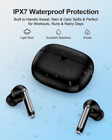 سماعات أذن لاسلكية بلوتوث 5.4، سماعات أذن iPhone 17 16 15 14 13 Pro Max لاسلكية بلوتوث، سماعات رأس بخاصية إلغاء الضوضاء، سماعات أذن داخل الأذن لهواتف Samsung Apple Air pods ipad Andriod وهواتف رياضية in Kuwait