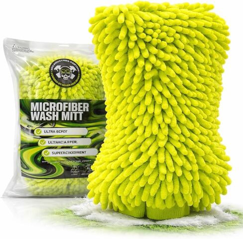 لا تقم أبدًا بركوب Microfiber Car Wash Mitt-شنيل فائقة للتفاصيل عن غسيل السيارات-قفاز Auto Care الخالي من الخدش للسيارات والشاحنات والمزيد in Kuwait