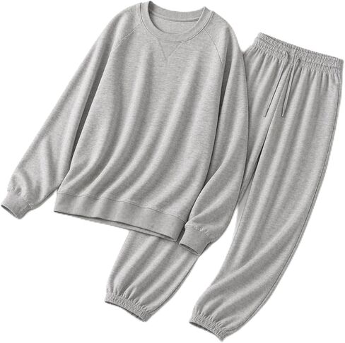 Womens Lounge Set, 2 Piece Airport Travel Set 2025, Lightweight, Soft and Cozy, Sizes XS-3X in Saudi Arabia