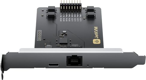 جهاز تحكم عن بعد JetKVM مفتوح المصدر IP KVM Jet KVM عبر IP، شاشة لمس ذات زمن وصول منخفض للغاية متوافقة مع Mac/Windows/Linux، لإدارة خادم مراكز البيانات والمكاتب المنزلية (JetKVM) in Kuwait