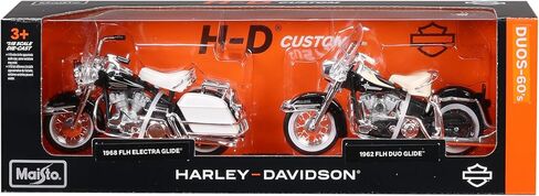 Maisto 1:18 Scale Harley Davidson Duos - 80s Series '80 FLT Tour Glide and '84 FXST Softail Diecast Motorcycles in Saudi Arabia