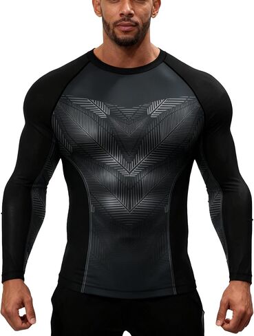 قمصان ضغط رياضية بأكمام طويلة للرجال من Red Plume / قميص ضغط رائع للرجال للرياضة in Kuwait