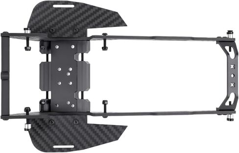 Carbon Fiber LCG Chassis Kit RC Performance Link Kit for 1/10 RC Crawler Cheater Rigs SCX10 II Upgrade Parts (Links Set) in Saudi Arabia