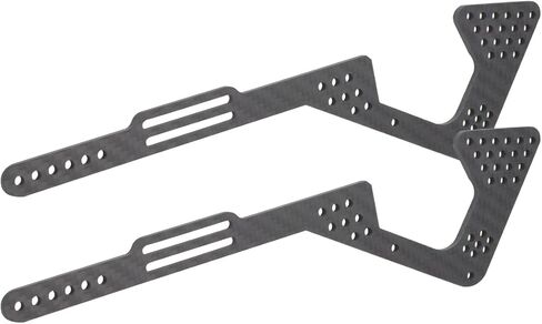 Carbon Fiber LCG Chassis Kit RC Performance Link Kit for 1/10 RC Crawler Cheater Rigs SCX10 II Upgrade Parts (Links Set) in Saudi Arabia