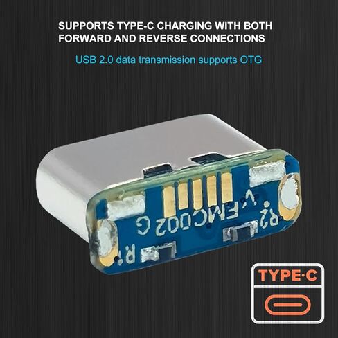 محول USB 5Pin USB إلى النوع C، توافق سهل، مثالي للمسافرين والطلاب، محول USB C سريع التثبيت in Kuwait