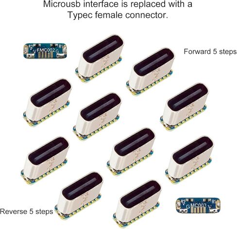 محول USB 5Pin USB إلى النوع C، توافق سهل، مثالي للمسافرين والطلاب، محول USB C سريع التثبيت in Kuwait
