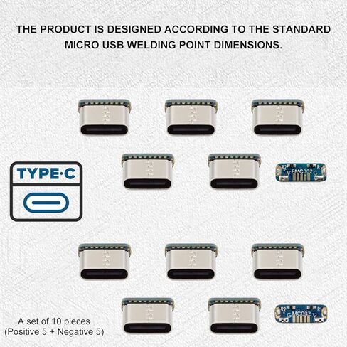 محول USB 5Pin USB إلى النوع C، توافق سهل، مثالي للمسافرين والطلاب، محول USB C سريع التثبيت in Kuwait