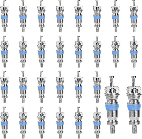 60pcs Ac Valve Cores for R32/R410A/R22, Alloy Premium High Pressure Air Conditioner Hvac Valve Cores Replacement Parts for Refrigeration Systems in Saudi Arabia