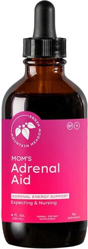 Mountain Meadow Herbs Mom's Adrenal Aid - 4oz - دعم الغدة الكظرية - إدارة صحة الغدة الكظرية يوميًا للتعب بسبب الإجهاد in Saudi Arabia