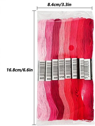 Huacan Embroidery Floss Kit 100 Colors Stitching Threads Sewing Kits DIY Cross Stitch Thread Set for Adults Beginner in Saudi Arabia