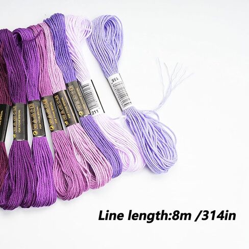 Huacan Embroidery Floss Kit 100 Colors Stitching Threads Sewing Kits DIY Cross Stitch Thread Set for Adults Beginner in Saudi Arabia