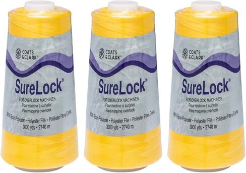 Coats & Clark - SureLock Serging Thread - 3 Pack (White) in Saudi Arabia