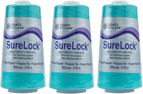 Coats & Clark - SureLock Serging Thread - 3 Pack (White) in Saudi Arabia
