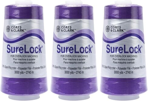 Coats & Clark - SureLock Serging Thread - 3 Pack (White) in Saudi Arabia