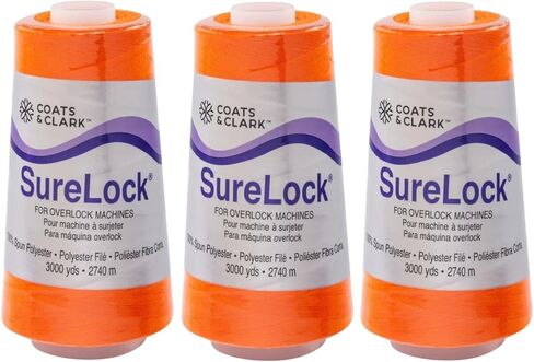 Coats & Clark - SureLock Serging Thread - 3 Pack (White) in Saudi Arabia