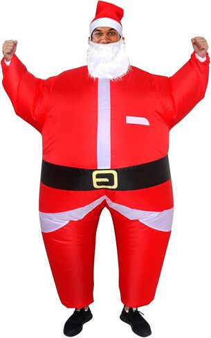 Santa Costume Adult Funny Inflatable Christmas Costume for Chrismast Party in Saudi Arabia