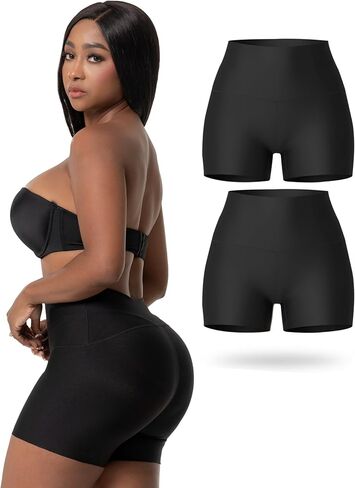 Snatched Body Butt Lifting High Waisted Tummy Control Biker Womens Seamless Shorts Seamless Compression Booty Boyshorts in Saudi Arabia