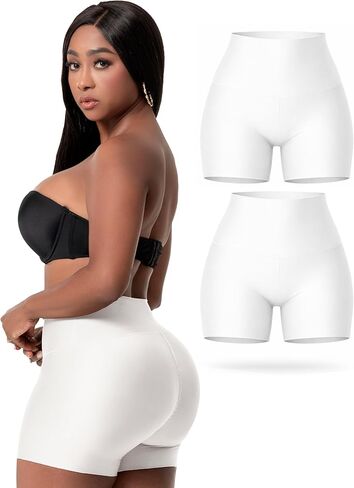 Snatched Body Butt Lifting High Waisted Tummy Control Biker Womens Seamless Shorts Seamless Compression Booty Boyshorts in Saudi Arabia