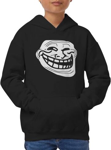 Indica Plateau Trollface Youth Unisex Hoodie in Saudi Arabia