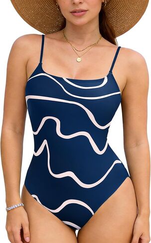 RIHOAS One Piece Swimsuit for Women High Elasticity Adjustable Straps | Ultimate Comfort & Confidence for Beach Vacation in Saudi Arabia