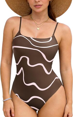 RIHOAS One Piece Swimsuit for Women High Elasticity Adjustable Straps | Ultimate Comfort & Confidence for Beach Vacation in Saudi Arabia