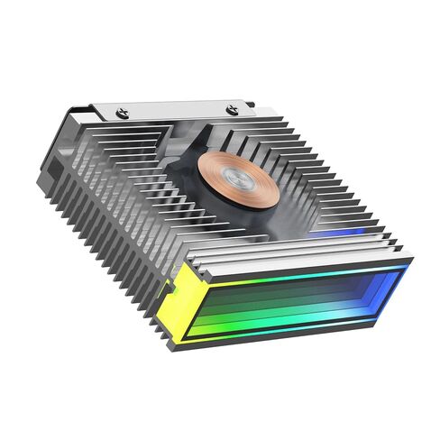 M.2 2280 ARGB محرك الأقراص الصلبة غرفة التبريد M.2 2280 SSD مبردات ARGB مزامنة اللوحة الرئيسية المتعددة كفاءة تبديد الحرارة AGHP أنبوب الحرارة المبرد in Kuwait