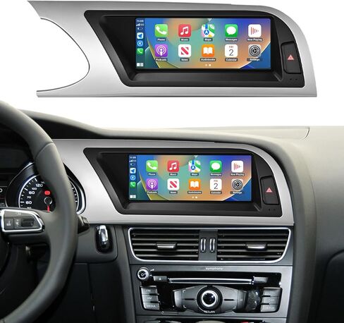 NINETOM 2026 Upgraded 12.3" Ultra-Narrow Touchscreen Wireless CarPlay Android Auto Receiver Compatible with Audi A4 A5 S4 S5(2009–2015), for MMI 2G System in Saudi Arabia