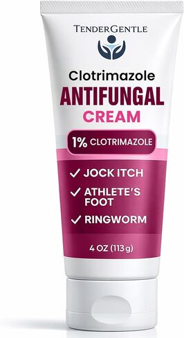 كريم كلوتريمازول المضاد للفطريات للبشرة - 4 أوقية. كريم كلوتريمازول لعلاج حكة اللعب وأقدام الرياضيين in Kuwait