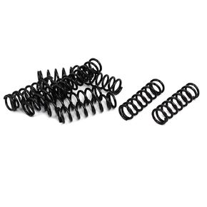 uxcell Compression Spring - 1.2mm Wire Dia , 9mm OD , 30mm Free Length Spring Steel Extension Spring,Black,10Pcs