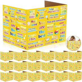 24 Pcs Dividers Privacy Boards Inspirational Privacy Boards Bright Colored Classroom Privacy Folders Classroom Desk Divider for Student Testing Reduces Distraction