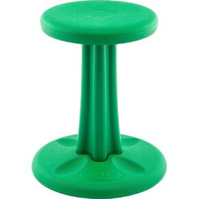 Kore Kids Wobble Chair - Flexible Seating Stool for Classroom & Elementary School, ADD/ADHD - Made in The USA - Age 6-7, Grade 1-2, Black (14in)