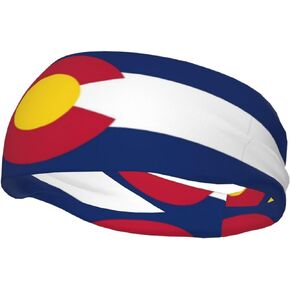 Cute State Flag Headbands Men Women Sweatbands Patriotic Sports Sweat Bands Men Women Workout Thin Fitness Gym Yoga