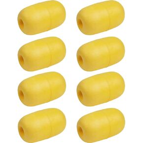 Rope Floats Marine, 4/8pcs Crab Buoy Floats Oval Water Float Deep Water Fishing Marker Buoys Water Ski Rope Floats Crab Trap Floats for Boats Swimming Anchor Lines Kayak Crabbing Trail Dock Pool