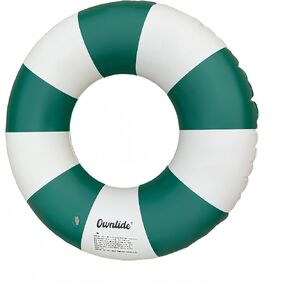Large Swim Ring with Handles for Kids Adults, 35 Inch Classic Striped Pool Inner Tubes, Inflatable Pool Floats, Float Naked, Pool Floaties Adult Size for Summer Pool Party Beach