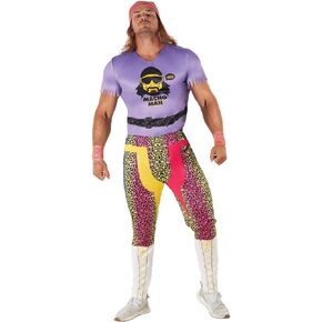 Morph Macho Man Randy Savage Costume, Wrestling Costume, Wwe Costume, Macho Man Randy Savage, Macho Man, Wrestler Costume, XL in Saudi Arabia