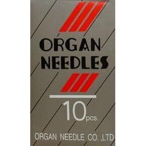 Organ Sewing Machine Regular Point Needles with Flat Shank - 15x1 - Size 11 for Fine to Medium Fabrics