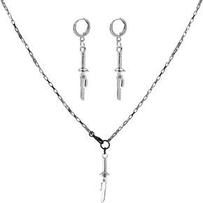 Toji Fushiguro Necklace Inverted Spear of Heaven Necklace Earrings Bracelet Anime Costume Jewelry