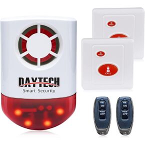 Daytech Strobe Siren Alarm Home Alert System 1 Red Flashing Siren （It Cannot be Used Alone）