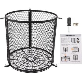 Weatherproof Varmint Feeder Cage Quick Lock, Deer Feeder Protective Guards Cage for Outdoor Forest, Keep Wildlife and Critters Away from Your Feeder