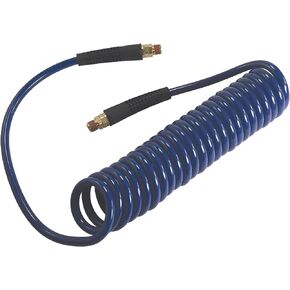 Primefit PUR14015P Polyurethane Recoil Air Hose 1/4" x 15Ft with Field Repairable Swivel Ends