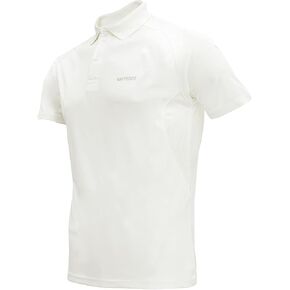 تي شيرت Whitedot Hexa Dri-FIT Off-White Polo - (مثالي للكريكيت والجولف وكرة الريشة وصالة الألعاب الرياضية والملابس الكاجوال)