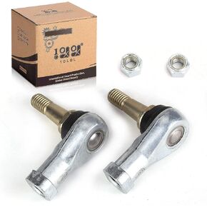 Golf Cart Tie Rod Ends Ball Joint Kit for EZGO, (2 Pack) for EZGO TXT Tie Rod End Fits for EZGO Golf Cart Electric & Gas Carts 2001 + UP 70902-G01 & 70902-G02 (Driver & Passenger Side)