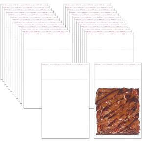 Small Clear Adhesive Cellophane Bags 2x2" Tiny Self Stick Cello Baggies 300pcs Square OPP Poly Bags 2mil for Photo Beads Coins Buttons Earrings Powder
